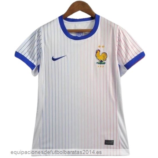 Nuevo 2ª Camiseta Mujer Francia 2024 Blanco Baratas